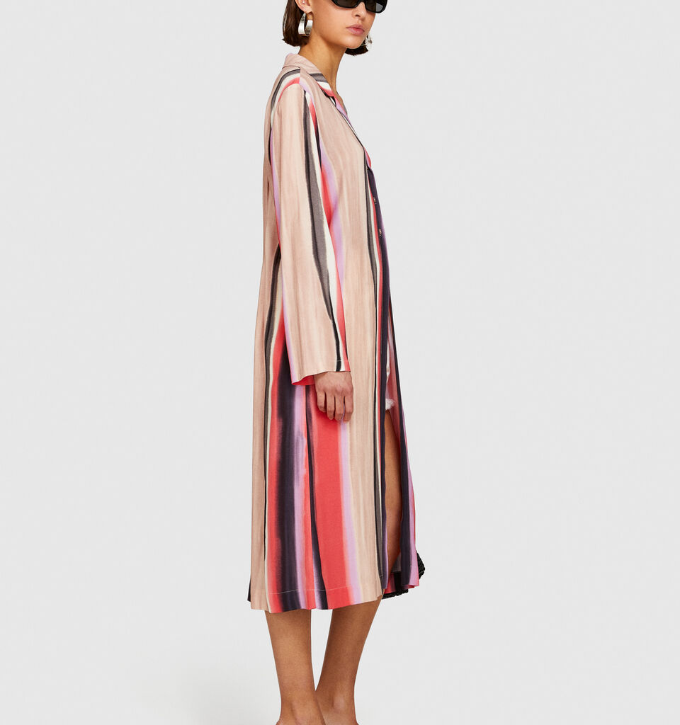 Long printed shirt - women's shirts - Multi-color | Sisley image number 2